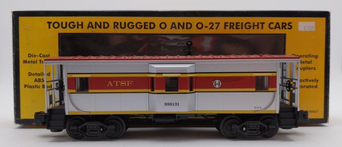 MTH 30-7716 O Gauge AT&SF Bay Window Caboose #999131 LN/Box