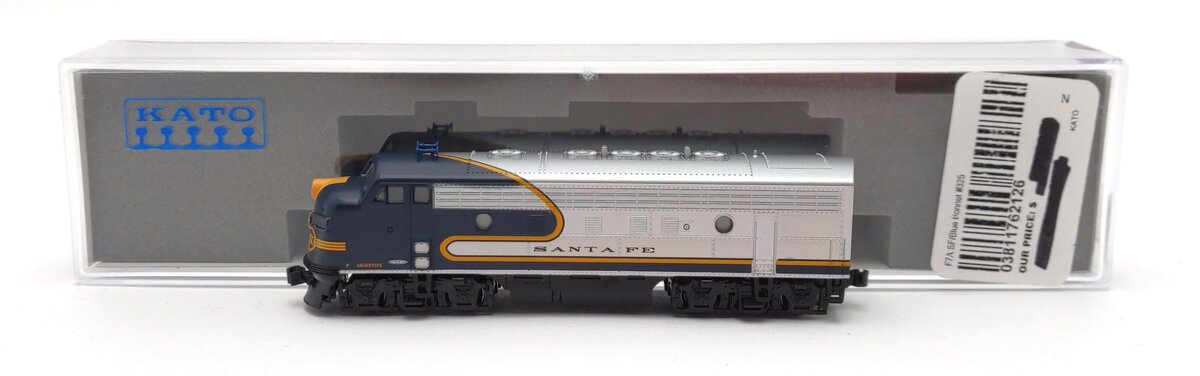 Kato 176-2126 N Santa Fe EMD F7A Blue Bonnet #325