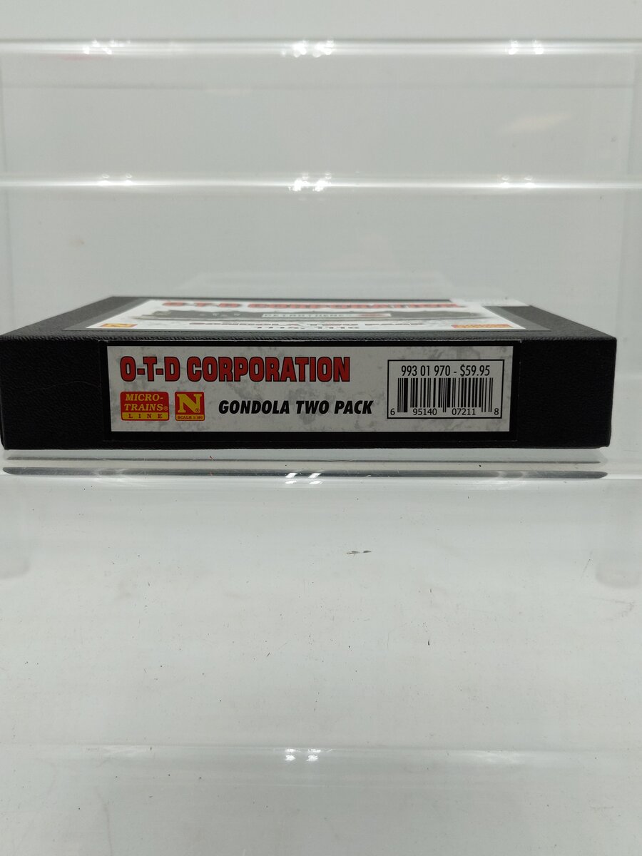 Micro-Trains 99301970 N OTDX Petrothene 50' Steel Side Gondola w/Load (Set of 2)