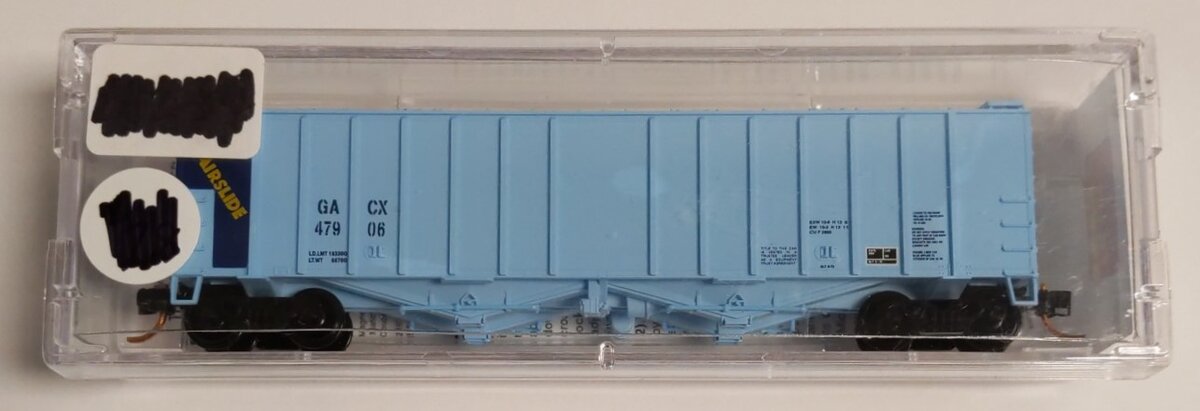 Micro-Trains 09800011 N GACX 4180 cu ft Airslide Covered Hopper #47906