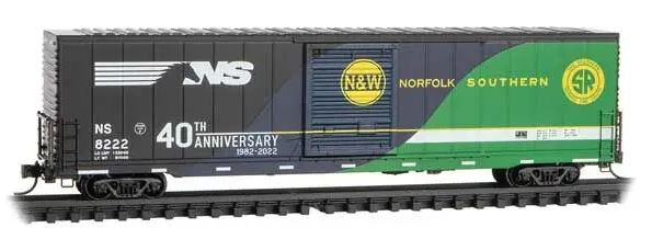 Micro-Trains 10400090 N NS 40th Anniversary 60' High-Cube Boxcar #8222