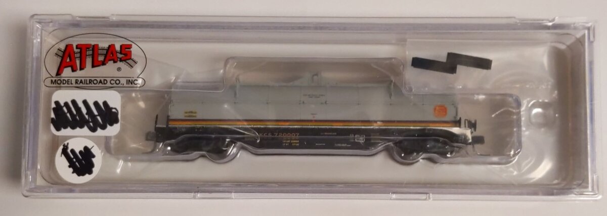 Atlas 50001522 N Scale KCS 42' Coil Steel Car w/Fishbelly Sides #720007
