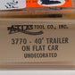 Atlas 3770 N Scale Undecorated 50' Flatcar w/40' Trailer