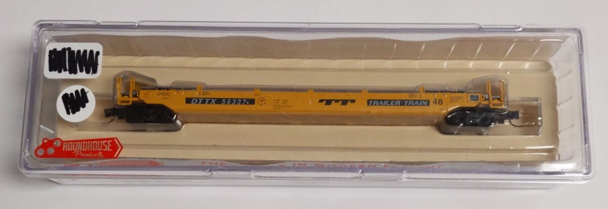 Roundhouse 8471 N Scale Trailer Train Husky Stack Car #56337