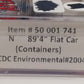 Atlas 50001741 N ECXX ECDC Environmental 89' Intermodal Flatcar #20041