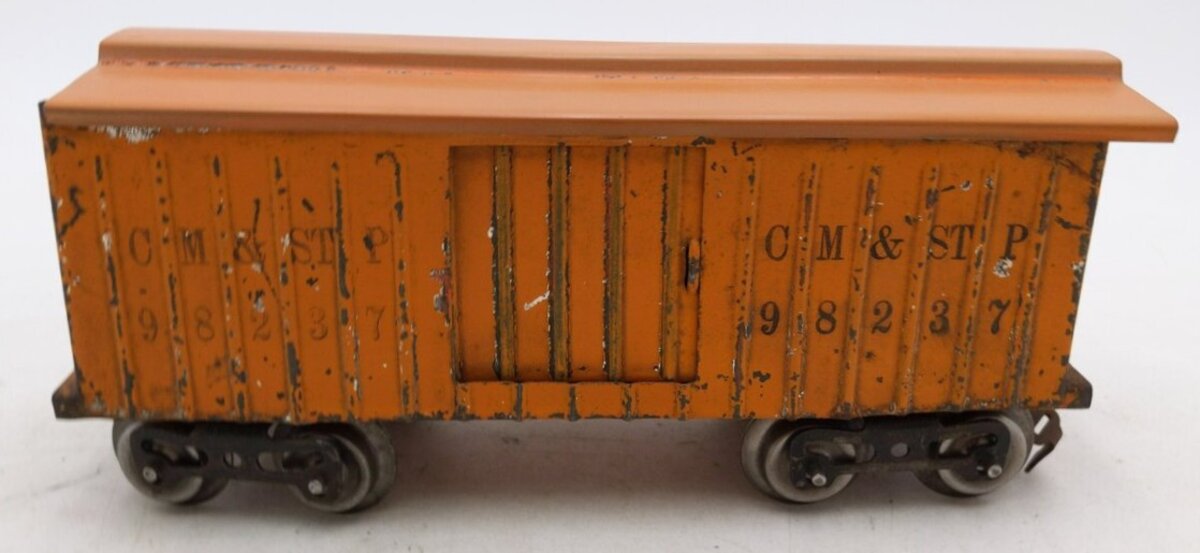 Lionel 14 Vintage Standard Gauge Chicago Milwaukee and St. Paul Boxcar VG