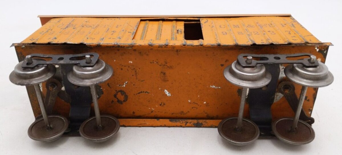 Lionel 14 Vintage Standard Gauge Chicago Milwaukee and St. Paul Boxcar VG