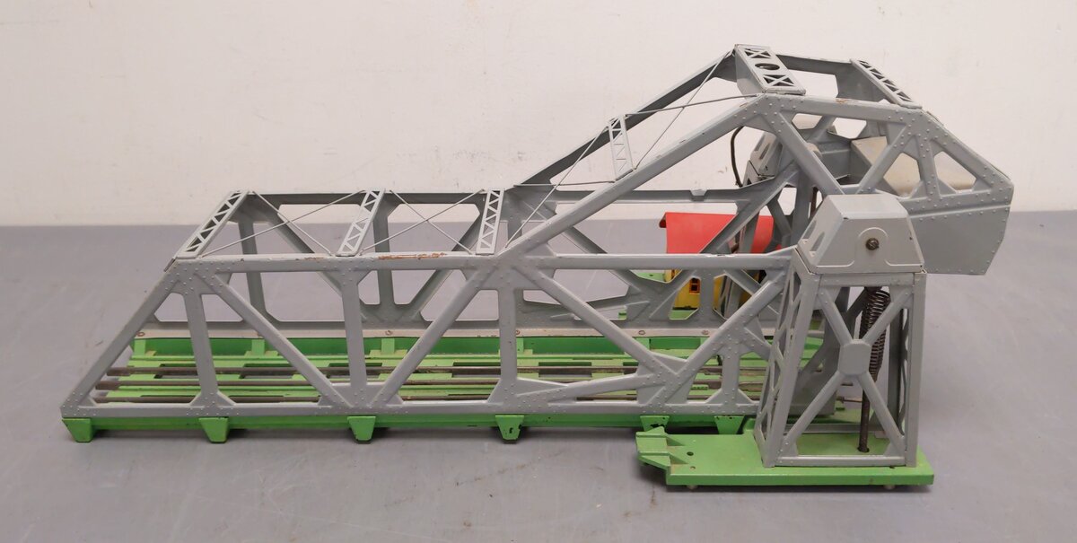 Lionel 313 Vintage O Gray Operating Bascule Bridge VG