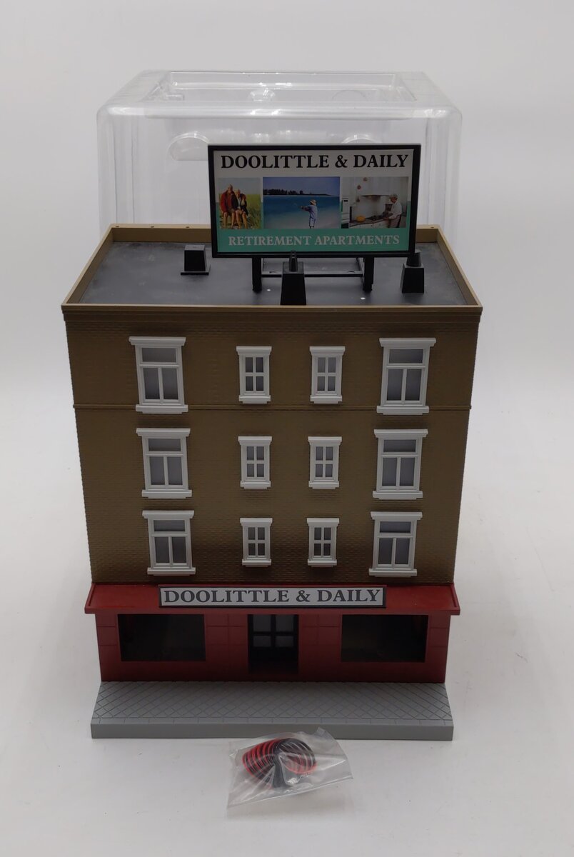 MTH 30-90347 O 4-Story Building Doolittle & Daily Retirement NIB