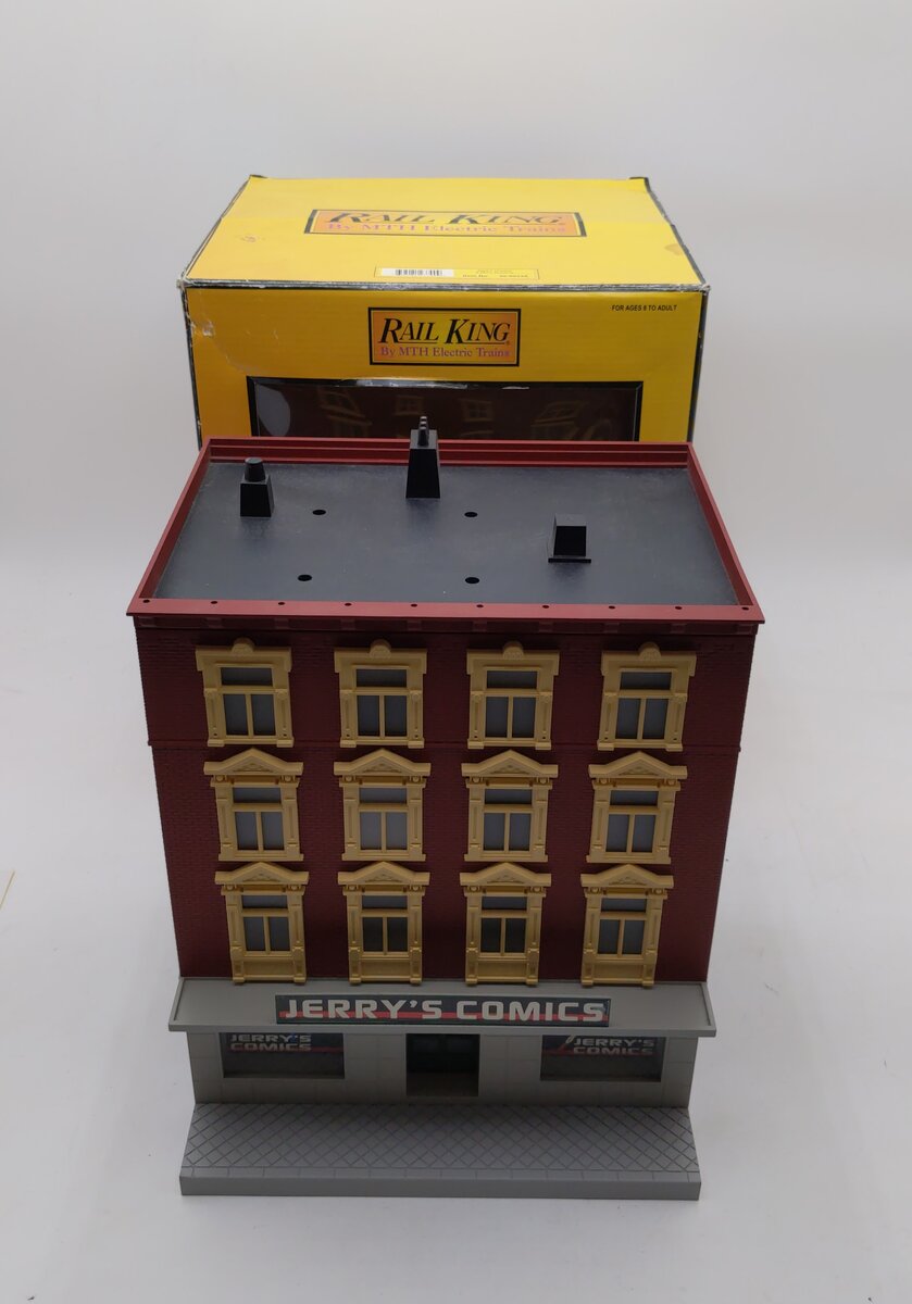 MTH 30-90228 Assembled Jerry's Comics 4-Story Building