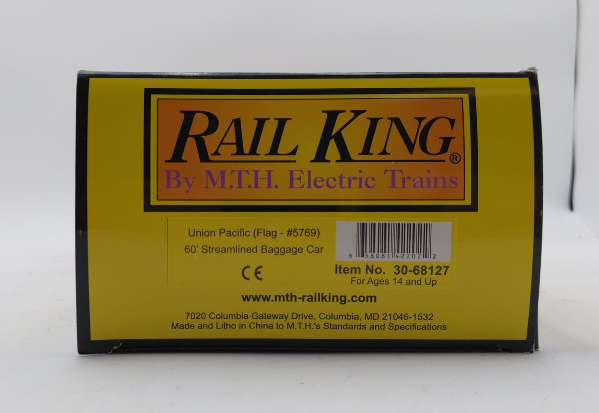 MTH 30-68127 O Union Pacific 60'' Streamlined Baggage Car #5769
