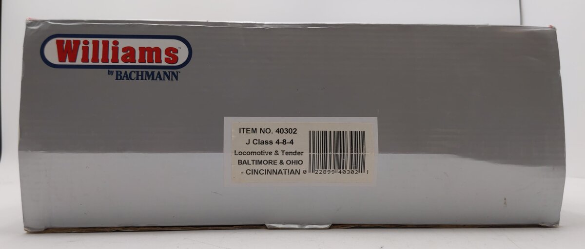 Williams 40302 B&O 4-8-4 J-Class Steam Locomotive #5303 MT/Box