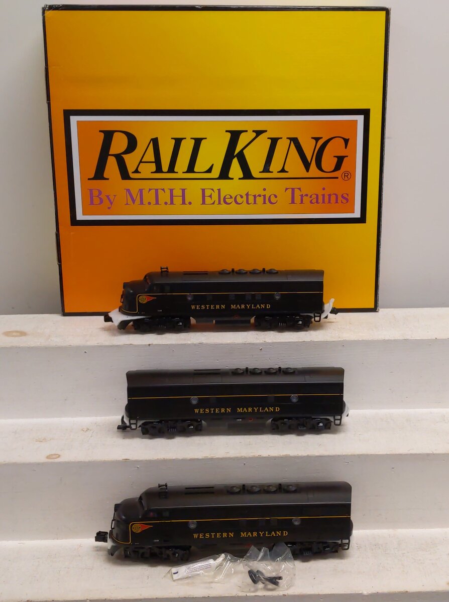 MTH 30-2995-1 WM F-3 ABA Diesel Engine Set w/Proto-Sound 2.0 #51/52/421