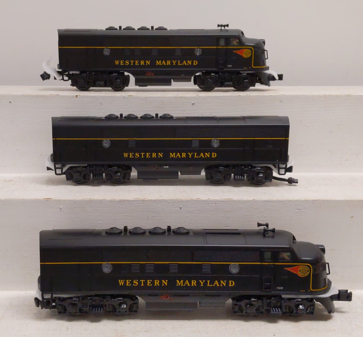 MTH 30-2995-1 WM F-3 ABA Diesel Engine Set w/Proto-Sound 2.0 #51/52/421