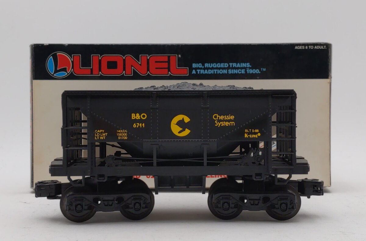 Lionel 6-19305 O Gauge B&O Chessie System Ore Car LN/Box
