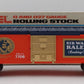 Lionel 6-7706 O Gauge Sir Walter Raleigh Billboard Boxcar