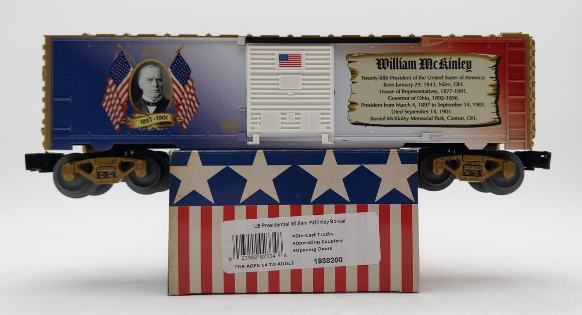 Lionel 1938200 O USA William McKinley Presidents Boxcar