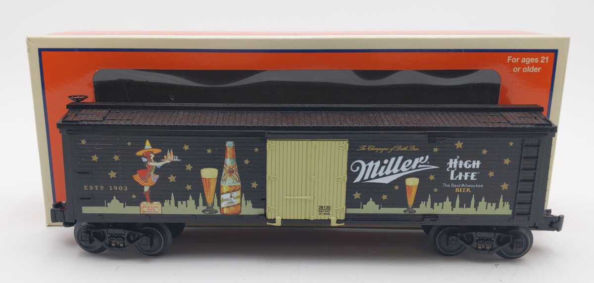 Lionel 2128130 O Miller High Life Refrigerator Car