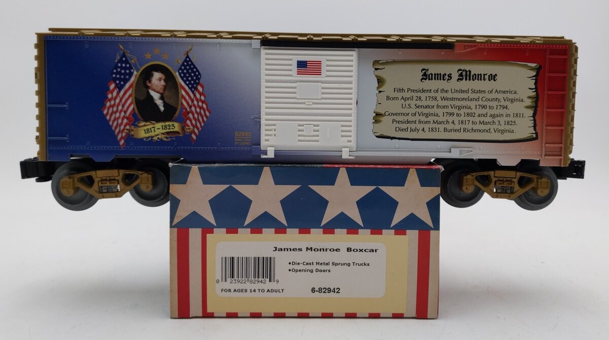 Lionel 6-82942 O James Monroe USA Presidential Boxcar