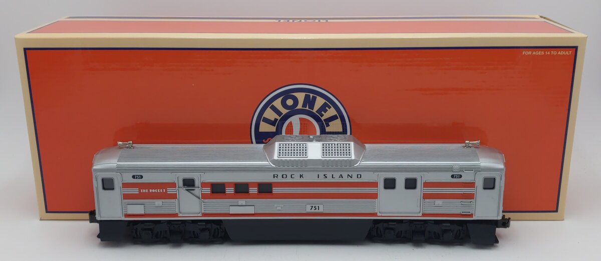 Lionel 6-35497 O Gauge Rock Island Non-Powered Combination Car #751