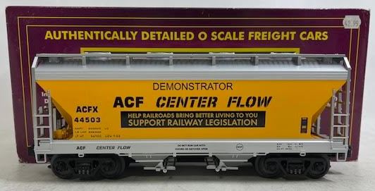 MTH 20-97423 O Gauge ACF Demo 2-Bay Centerflow Hopper #44503 LN/Box