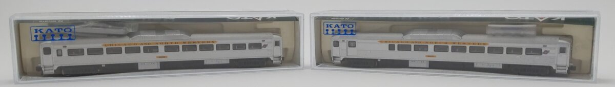 Kato 106-3010 N Scale C&NW Budd RDC-1 #9933 & RDC2 #9935 Set