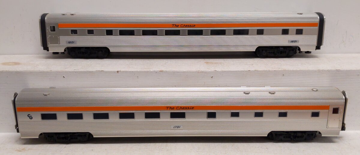 Lionel 2327060 O The Chessie Passenger Car Set #1601, #1701