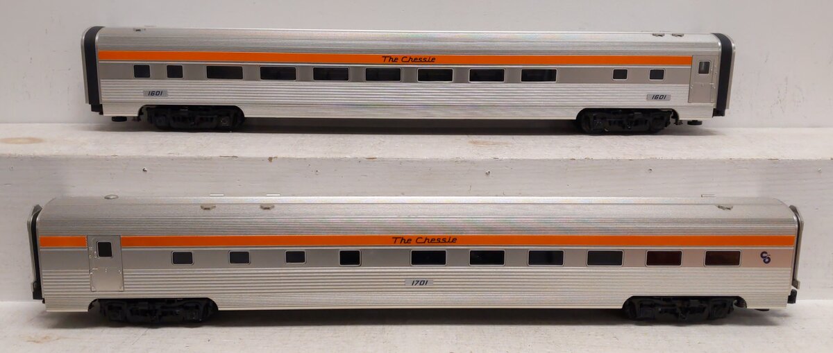 Lionel 2327060 O The Chessie Passenger Car Set #1601, #1701