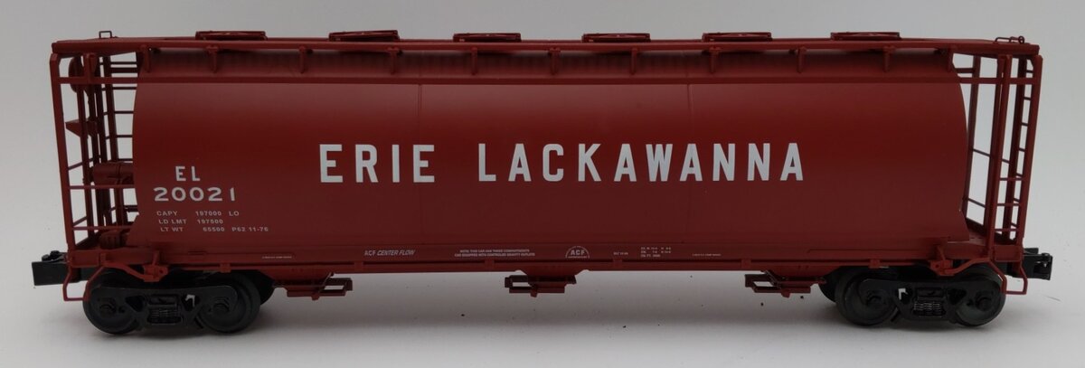 Lionel 2226110 O Erie Lackawanna Cylindrical Covered Hopper #20021