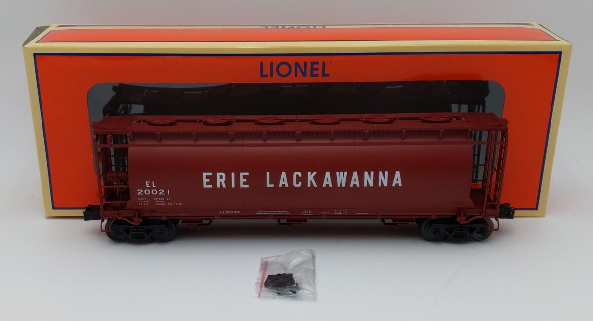 Lionel 2226110 O Erie Lackawanna Cylindrical Covered Hopper #20021