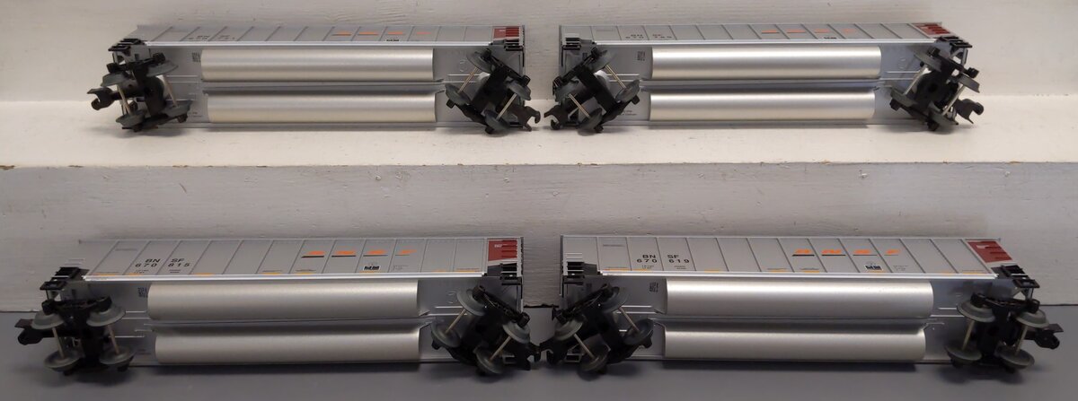 Lionel 2243010 O BNSF Standard Rotary Gondola (Set of 4)