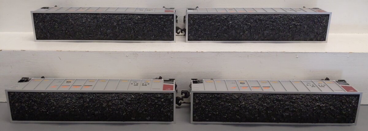 Lionel 2243010 O BNSF Standard Rotary Gondola (Set of 4) LN/Box