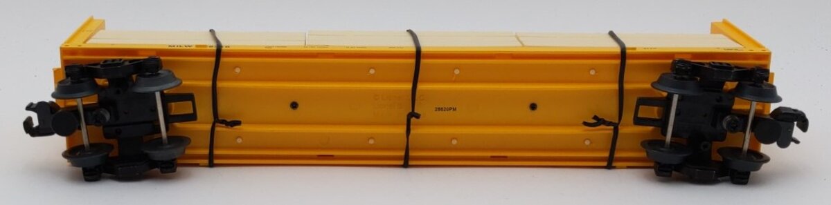 Lionel 2043052 O Milwaukee Road Standard Centerbeam Flatcar #6318
