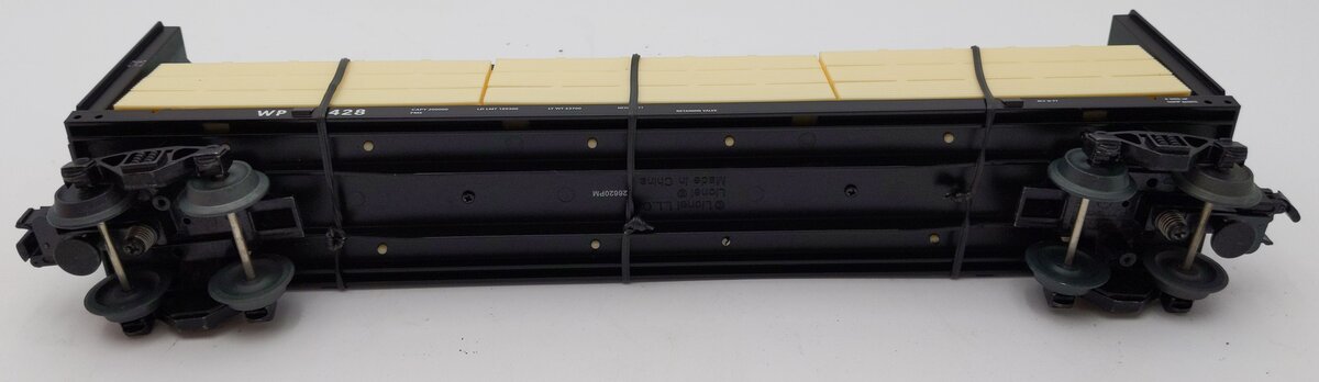 Lionel 2043084 O Western Pacific Centerbeam Flatcar #1428