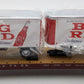 MTH 20-95511 O Santa Fe Big Red Soda Flatcar with 2 PUP Trailers