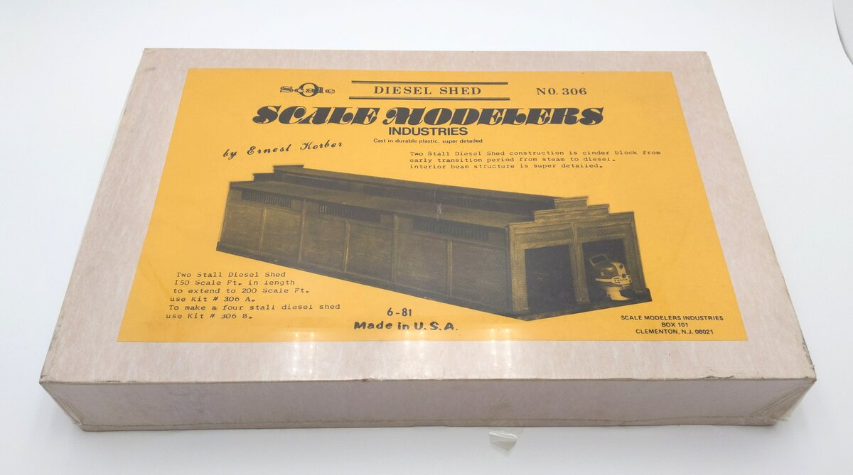 Korber 306 O Two Stall Diesel Shed Building Kit