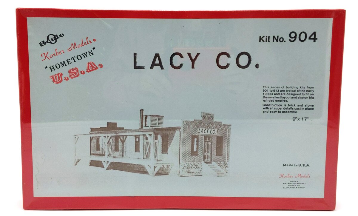 Korber 904 O Scale Hometown Lacy Co. Building Kit
