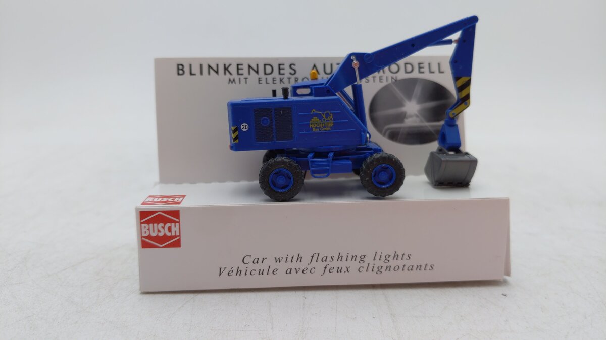 Busch 5619 Excavator w/Blink Light