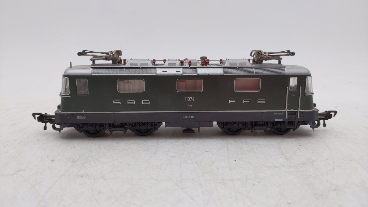 Fleischmann 4343 HO SBB Swiss Federal RE 4/4 Electric Locomotive # 11374 EX/Box