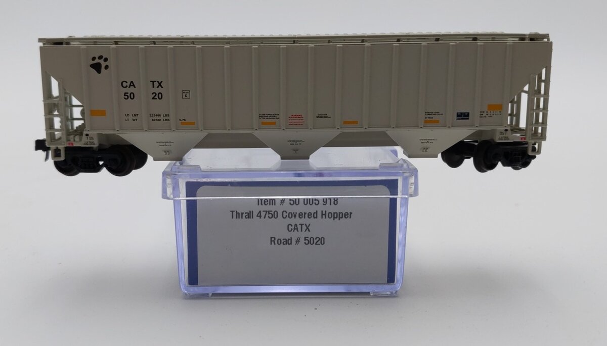 Atlas 50005918 N CATX Trainman Thrall 4750 Covered Hopper #5020