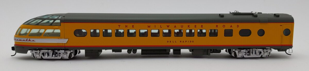 Walthers 920-9138 HO Milwaukee Road "Dell Rapids" 85' SkyTop Lounge Car #188