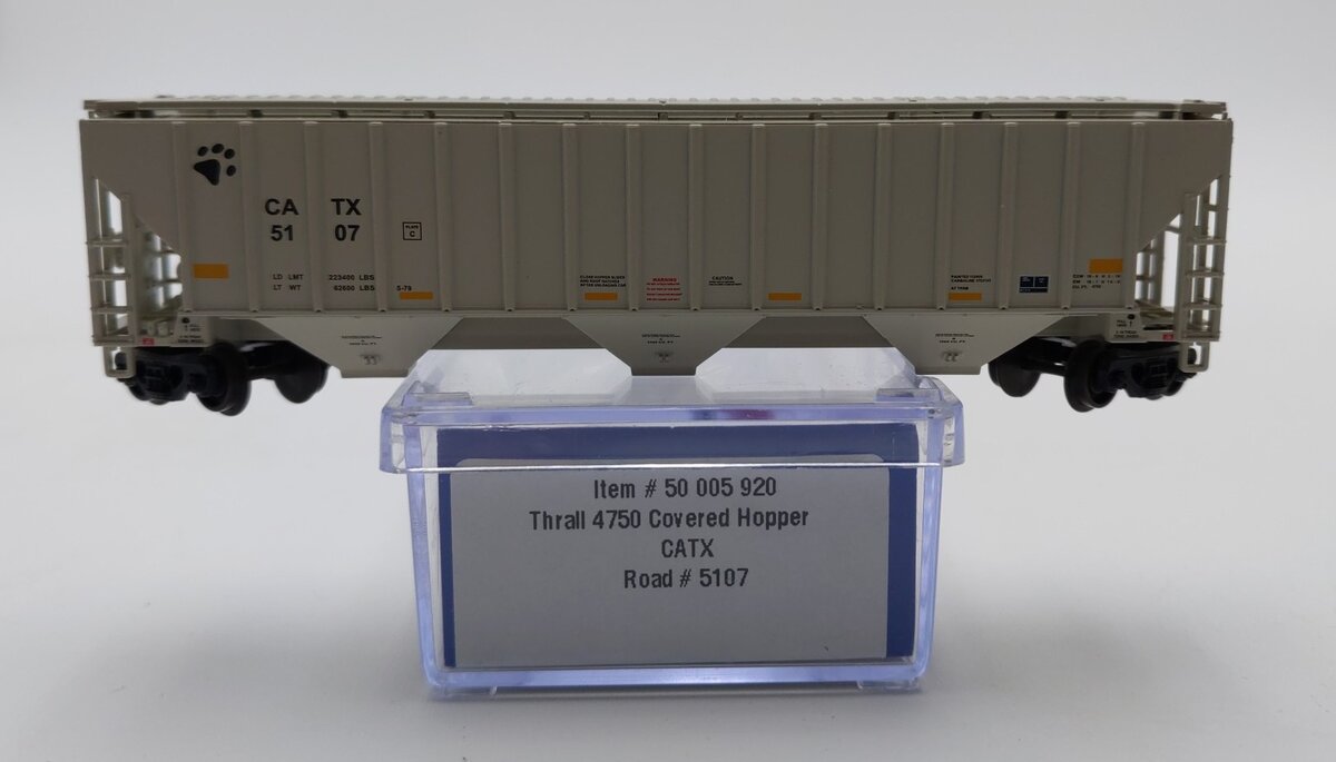 Atlas 50005920 N CATX Trainman Thrall 4750 Covered Hopper #5017
