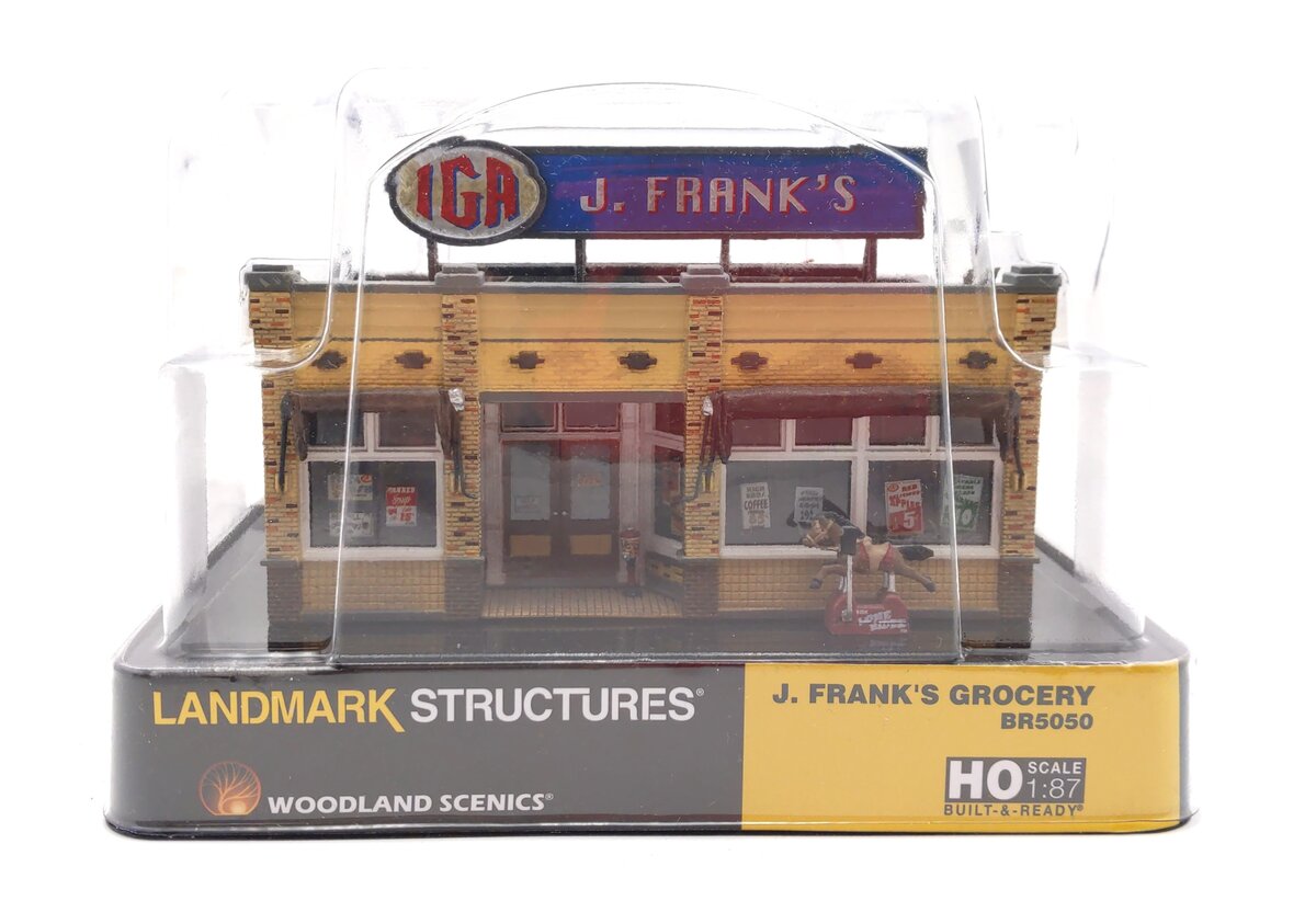 Woodland Scenics BR5050 HO Built-&-Ready J. Frank's Grocery Assembled Building