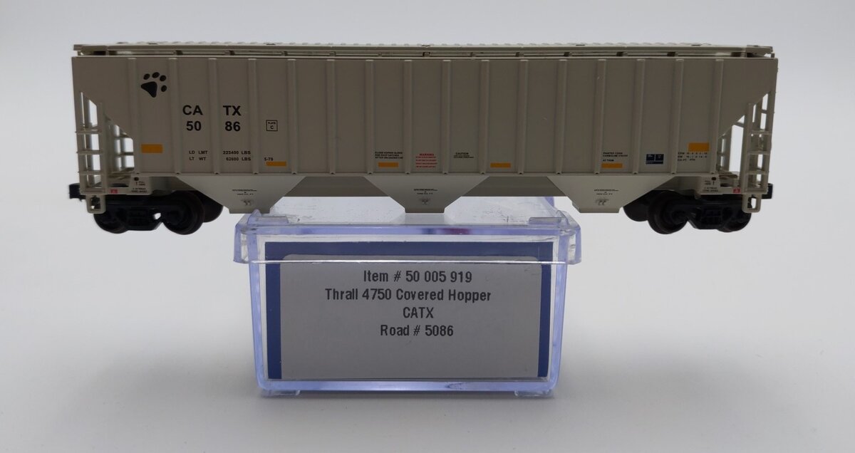 Atlas 50005919 N CATX Trainman Thrall 4750 Covered Hopper #5086