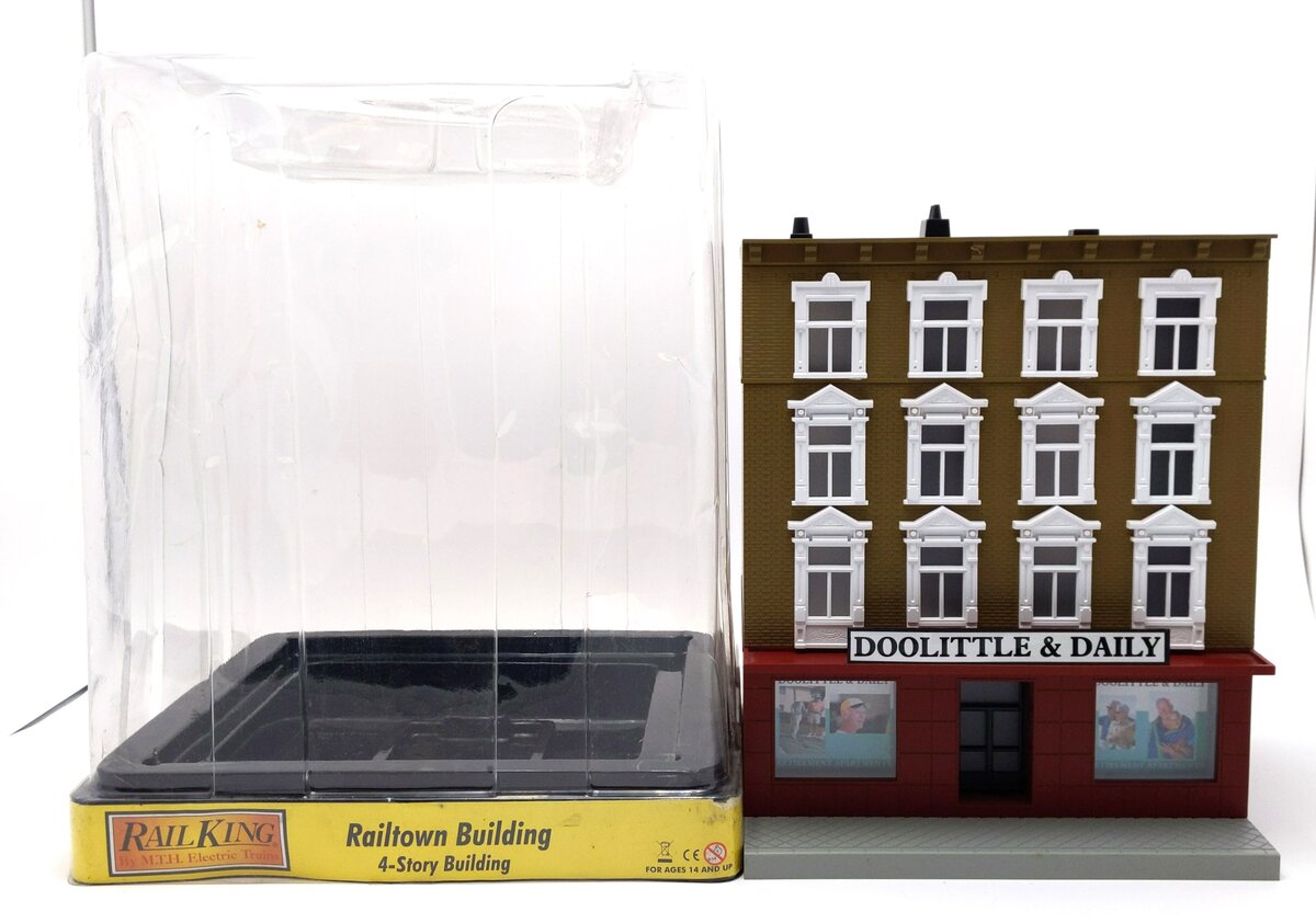 MTH 30-90347 O 4-Story Building Doolittle & Daily Retirement NIB