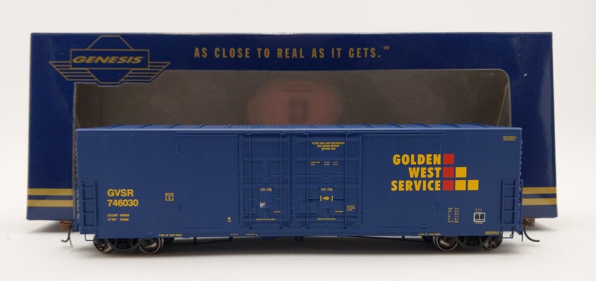 Athearn G4369 HO GVSR Golden West Service 50' PC&F Boxcar #746030
