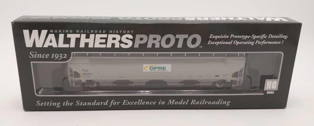 Walthers 920-105814 HO TILX GPRE Trinity 4-Bay Covered Hopper #639354