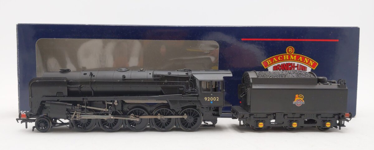 Bachmann 32-856 OO British Railways 9F 2-10-0 Standard Steam Engine #92002 LN/Box