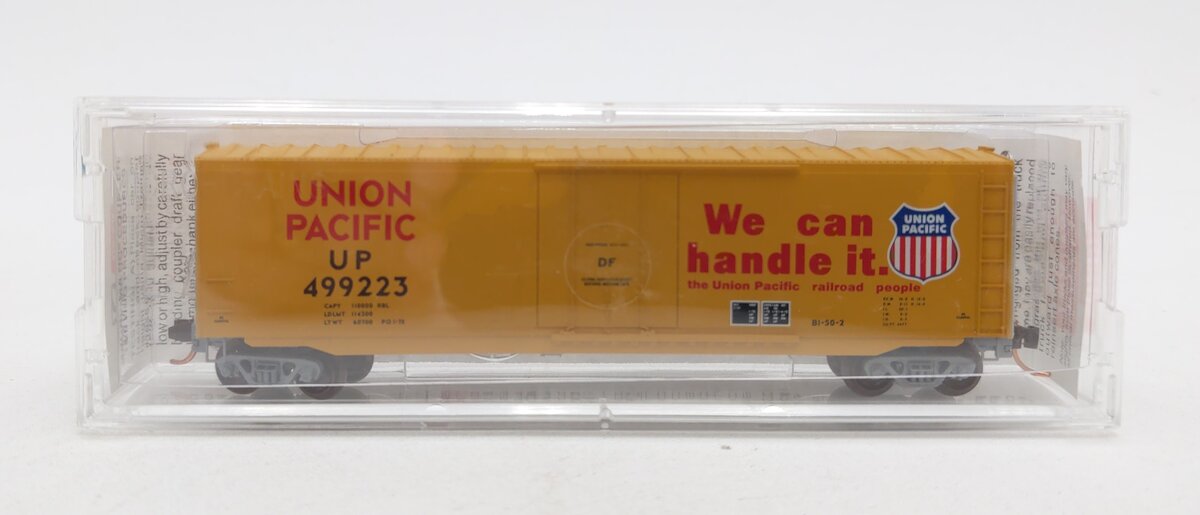 Micro-Trains 03800300 N Union Pacific 50' Steel Plug Door Boxcar #499223 LN/Box