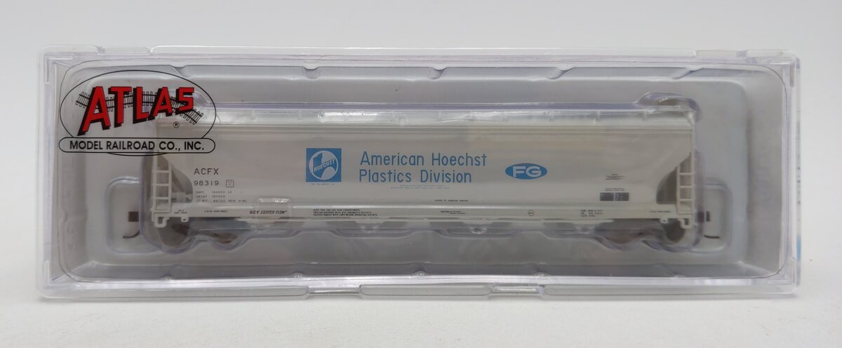 Atlas 50000018 N Scale American Hoechst Plastics Division Covered Hopper #98319